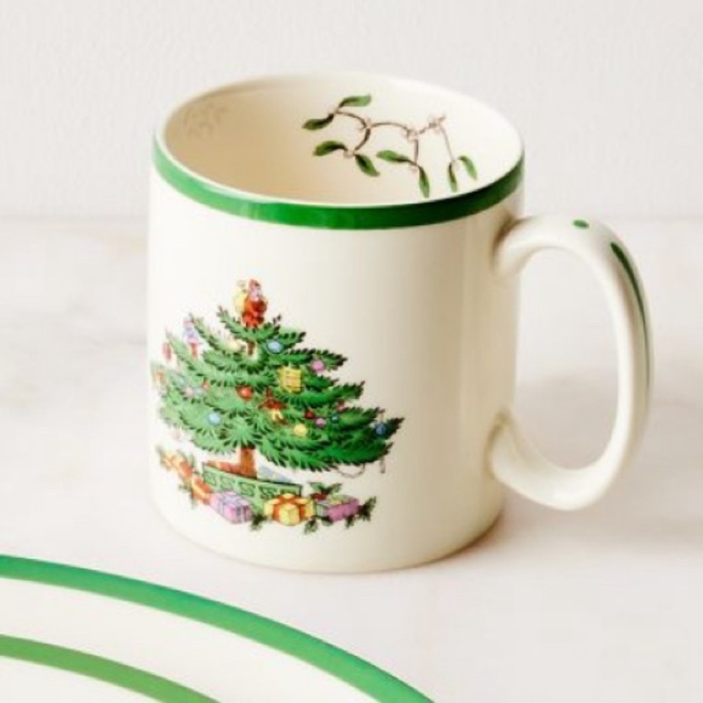 Spode Christmas Tree Dinnerware 4-Piece Plate Setting NEW in Box - Picture 7 of 11